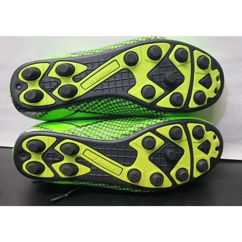 Lotto Forza Elite 3 JR Youth Soccer Cleats Size 6 Neon Lime Green Black